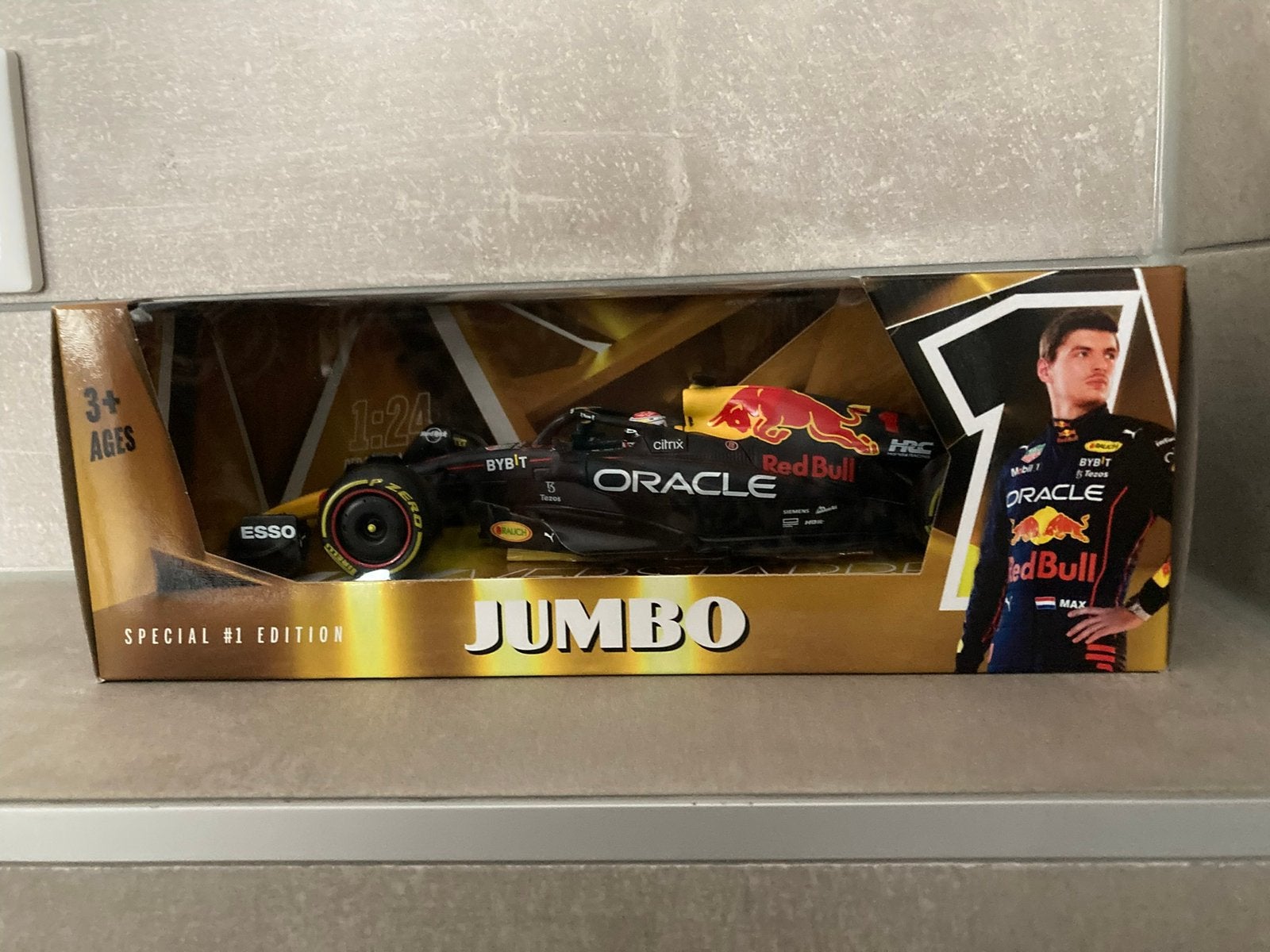 Max Verstappen race auto formule 1 special 1# Edition, Ophalen of Verzenden, Zo goed als nieuw, Bburago