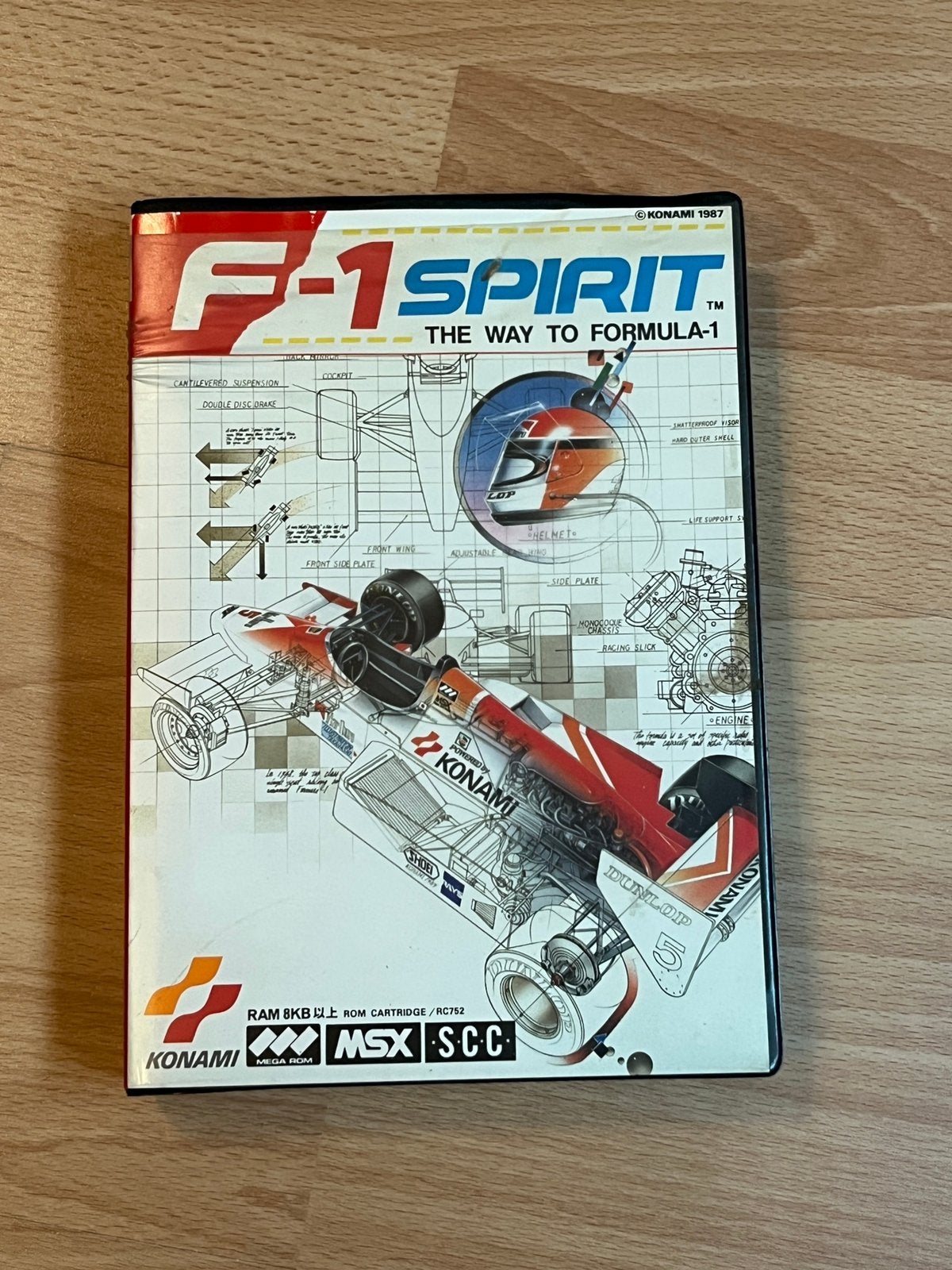 MSX - Konami F1 Spirit, Gebruikt, Verzenden, 1 speler, Racen en Vliegen