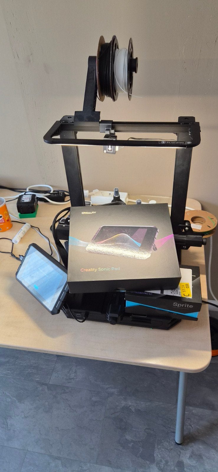 3d printer ender 3 s1 pro met veel extra, Ophalen of Verzenden