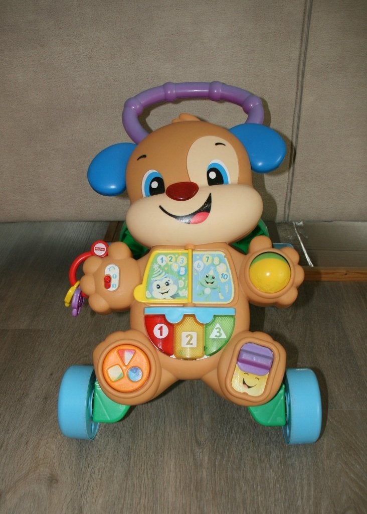 Fisher price Looptrainer, vanaf 6 maanden. 43cm hoog, Ophalen, Gebruikt, Overige typen