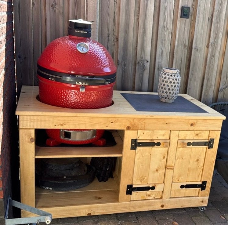 Buitenkeuken voor bv kamado, Ophalen, Nieuw, Houtskool