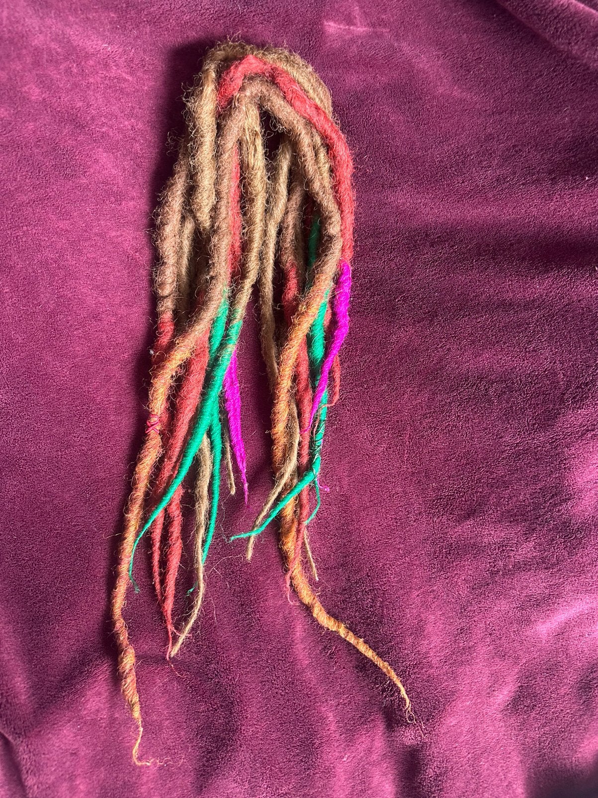 Dreadlock extensions, Ophalen of Verzenden, Zo goed als nieuw, Overige kleuren, Overige materialen
