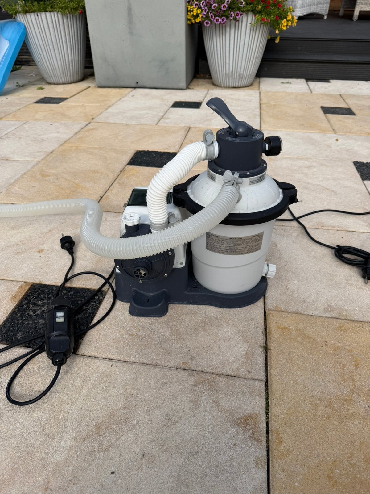 Zwembad zandfilter met een zoutwater systeem, Ophalen of Verzenden, Zo goed als nieuw, Filter