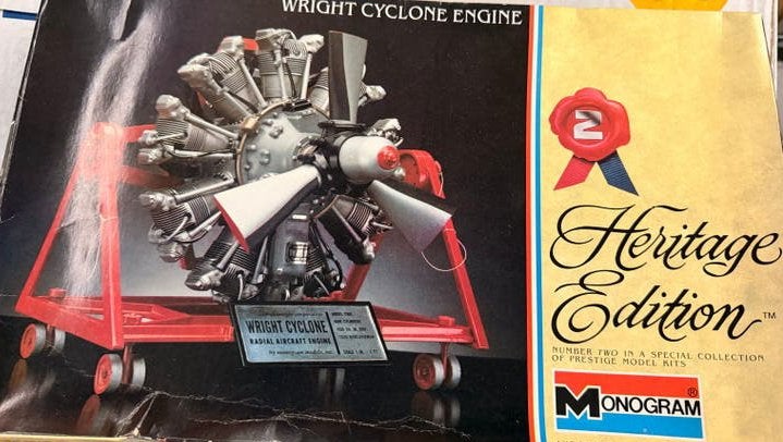 Monogram Heritage Edition Wright Cyclone Motor Modelkit, Verzenden, Nieuw, Monogram, Groter dan 1:32