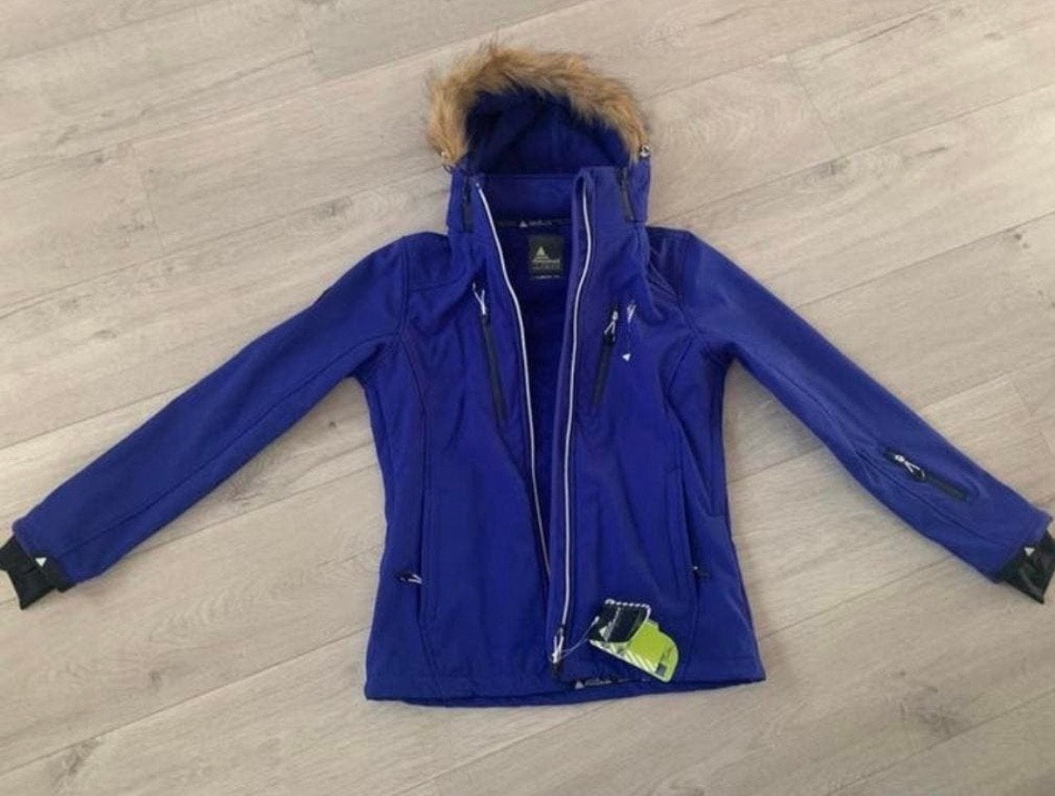 Nieuwe Peak Mountain Ski-/Trekkingjas - Blauw Maat M, Ophalen of Verzenden, Nieuw, Maat 36 (S), Jack