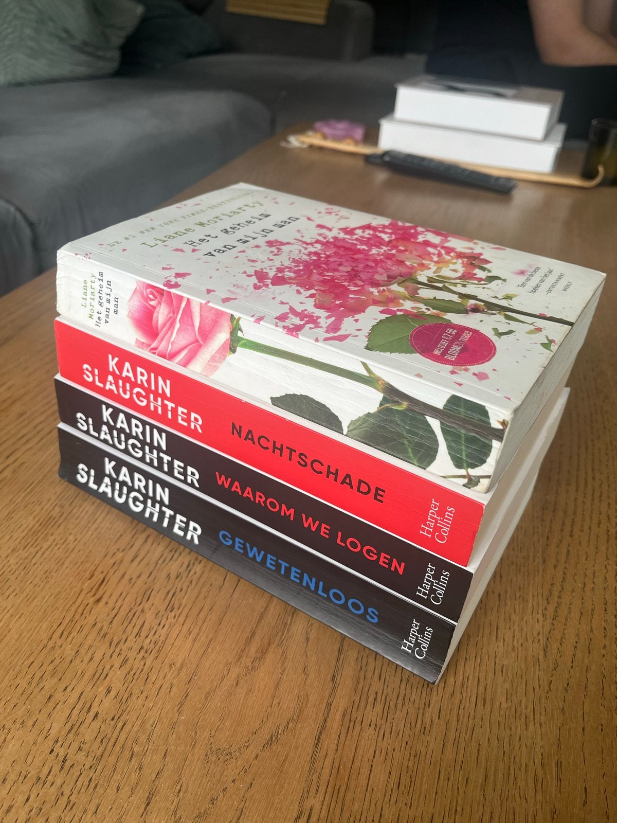 Boekenpakket: Karin Slaughter & Liane Moriarty Thrillers, Boeken, Ophalen of Verzenden, Gelezen