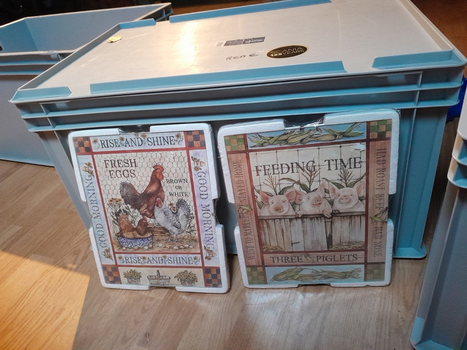 2 schilderijtjes, Huis en Inrichting, Ophalen, Zo goed als nieuw