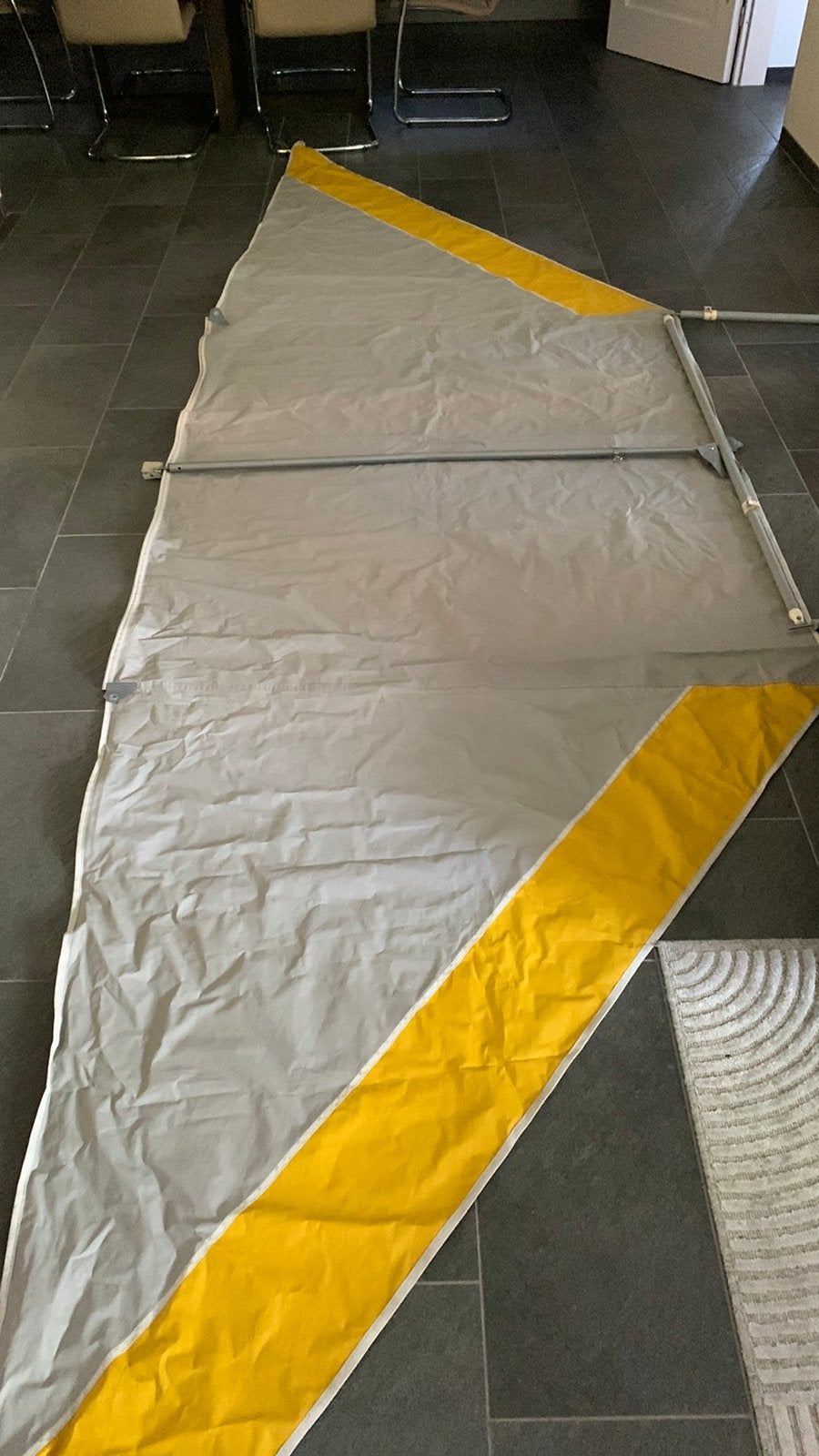 Deurluifel, markies kleine luifel voor caravan, Ophalen, Zo goed als nieuw