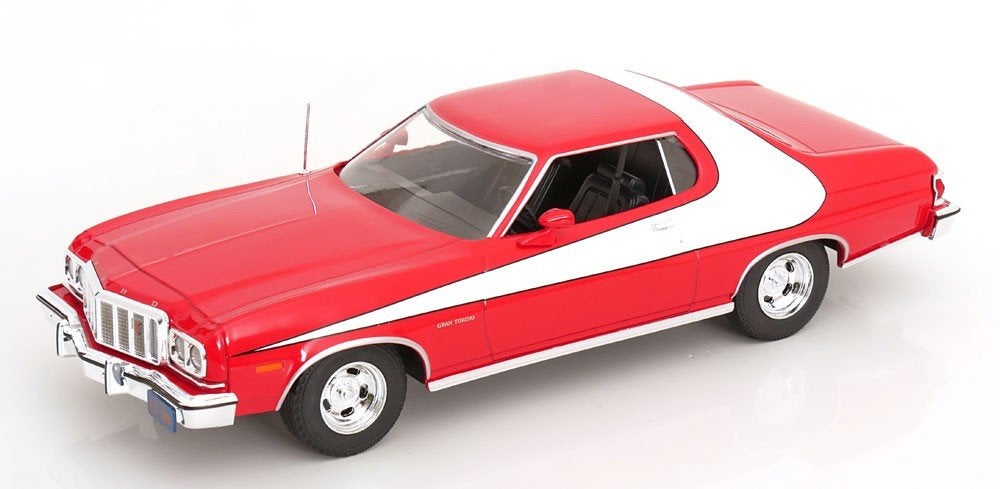 Ford Gran Torino 1975 "Starsky and Hutch" Rood / Wit 1-18 MC, Hobby en Vrije tijd, Overige merken, Tschuiten@hotmail.com, Duitsland
