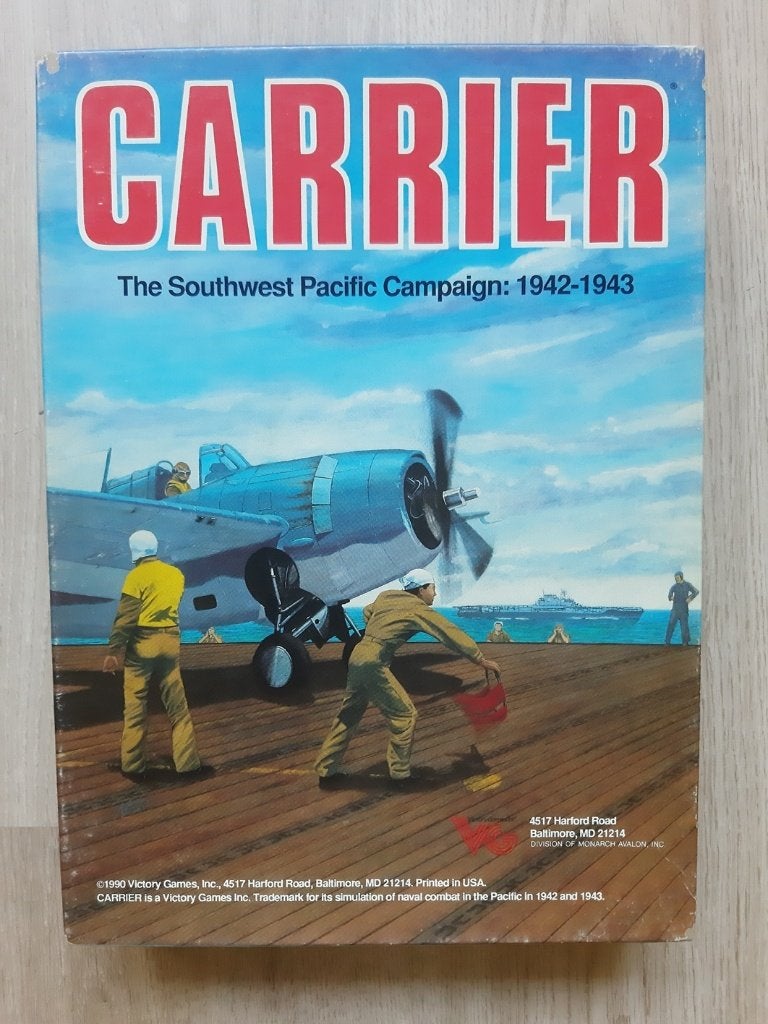 Wargame / board game: "Carrier" by Avalon Hill, Een of twee spelers, Verzenden, Gebruikt, Victory Games