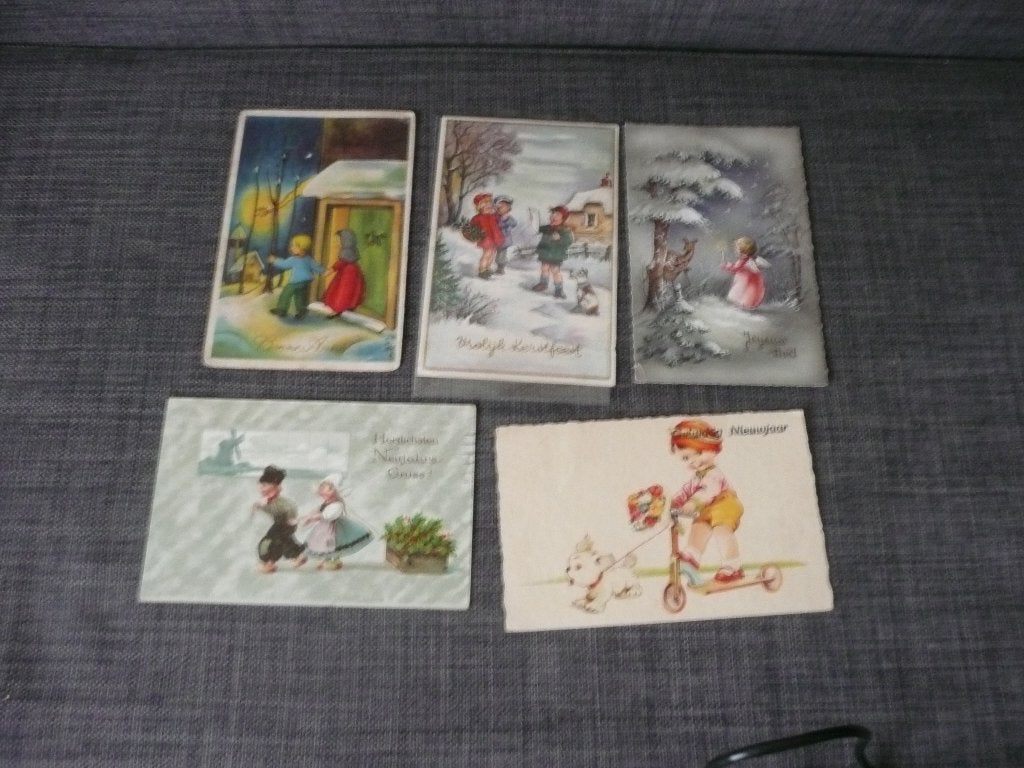 adv 2 nog wat oude kinderkaarten, Verzamelen, Ophalen of Verzenden, Voor 1920