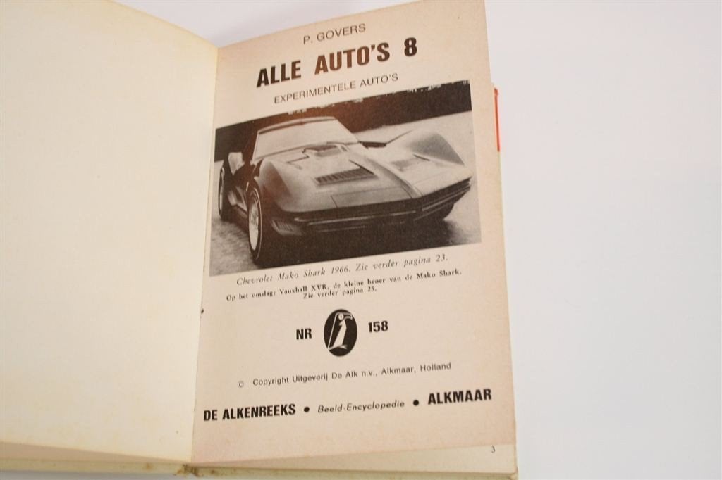 Alle Auto\'s 8 — Experimenteel — Alkenreeks, Ophalen of Verzenden, Gelezen, Algemeen