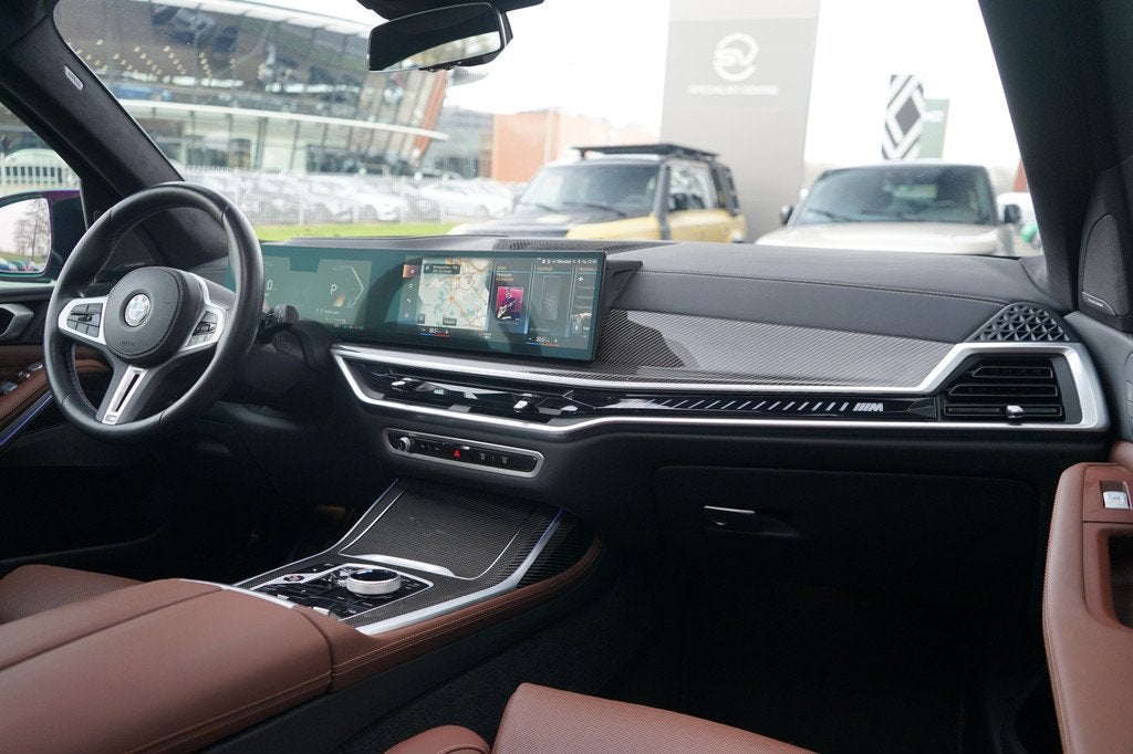 BMW X7 M60i xDrive 7 p. | Harman/Kardon | Massage stoelen |, Auto's, BMW, 12 maanden, Gebruikt, 7 stoelen, Leder