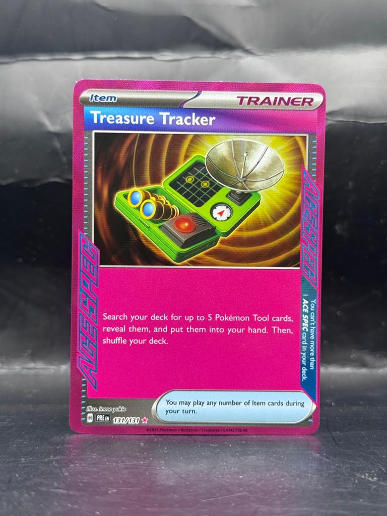 Pokemon Prismatic Evolution - Treasure Tracker 131/131, Ophalen of Verzenden, Zo goed als nieuw