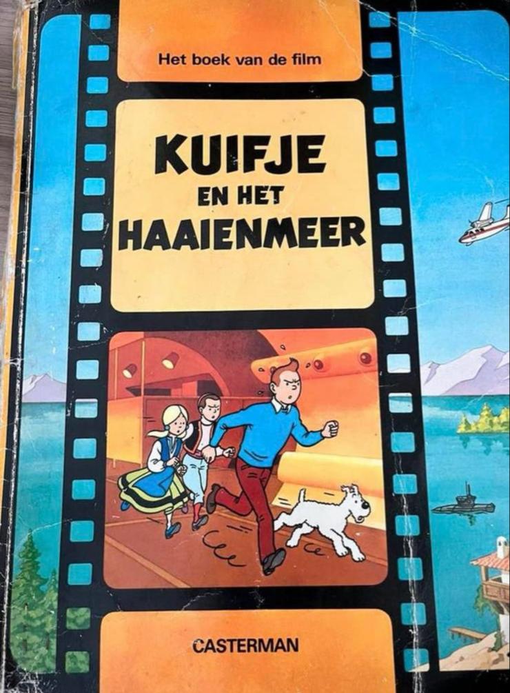 Kuifje en het Haaienmeer - Het boek van de film (1972), Eén stripboek, Ophalen of Verzenden, Gelezen
