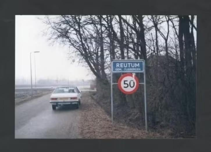 Foto Reutum Gemeente Tubbergen Auto Jaren 80., 1980 tot heden, Foto, Ophalen of Verzenden, Zo goed als nieuw
