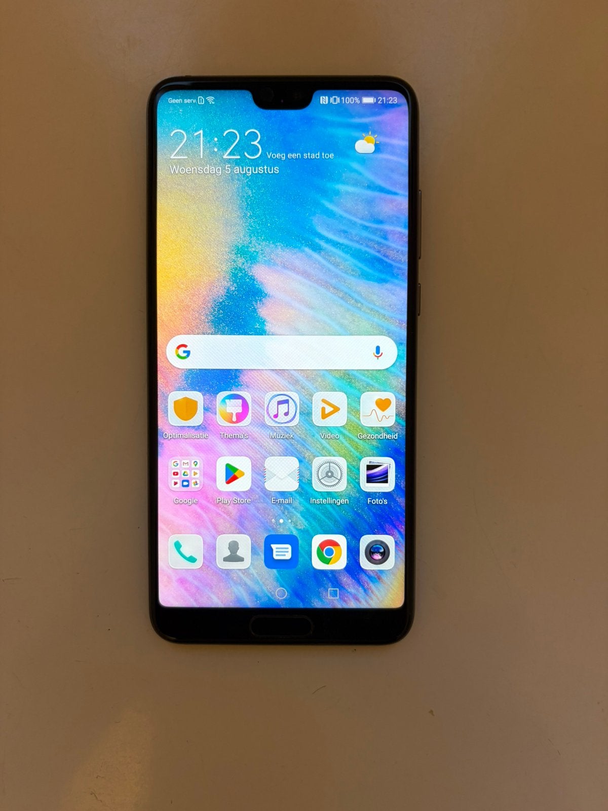Zeer mooie Huawei P20, 4GB ram en 128GB opslag., Telecommunicatie, Mobiele telefoons | Huawei, Blauw, Touchscreen, Ophalen of Verzenden