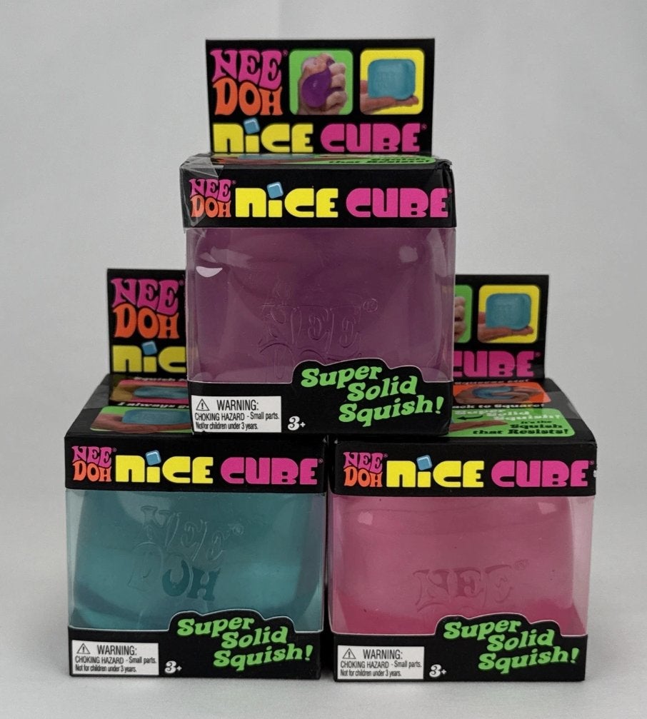 Needoh Nice Cube (Nieuw!) - Blauw / Roze / Paars, Verzenden, Nieuw