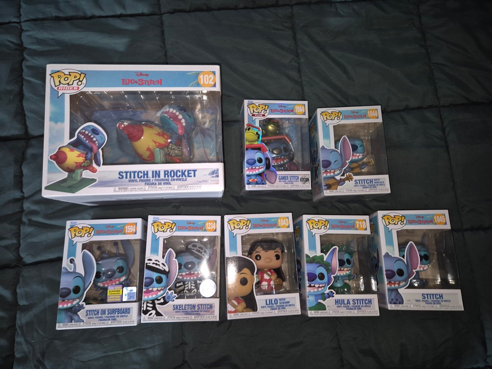STITCH FUNKO POP COLLECTIE EVT TE RUIL VOOR WAT ANDERS, Verzamelen, Poppetjes en Figuurtjes, Ophalen, Nieuw