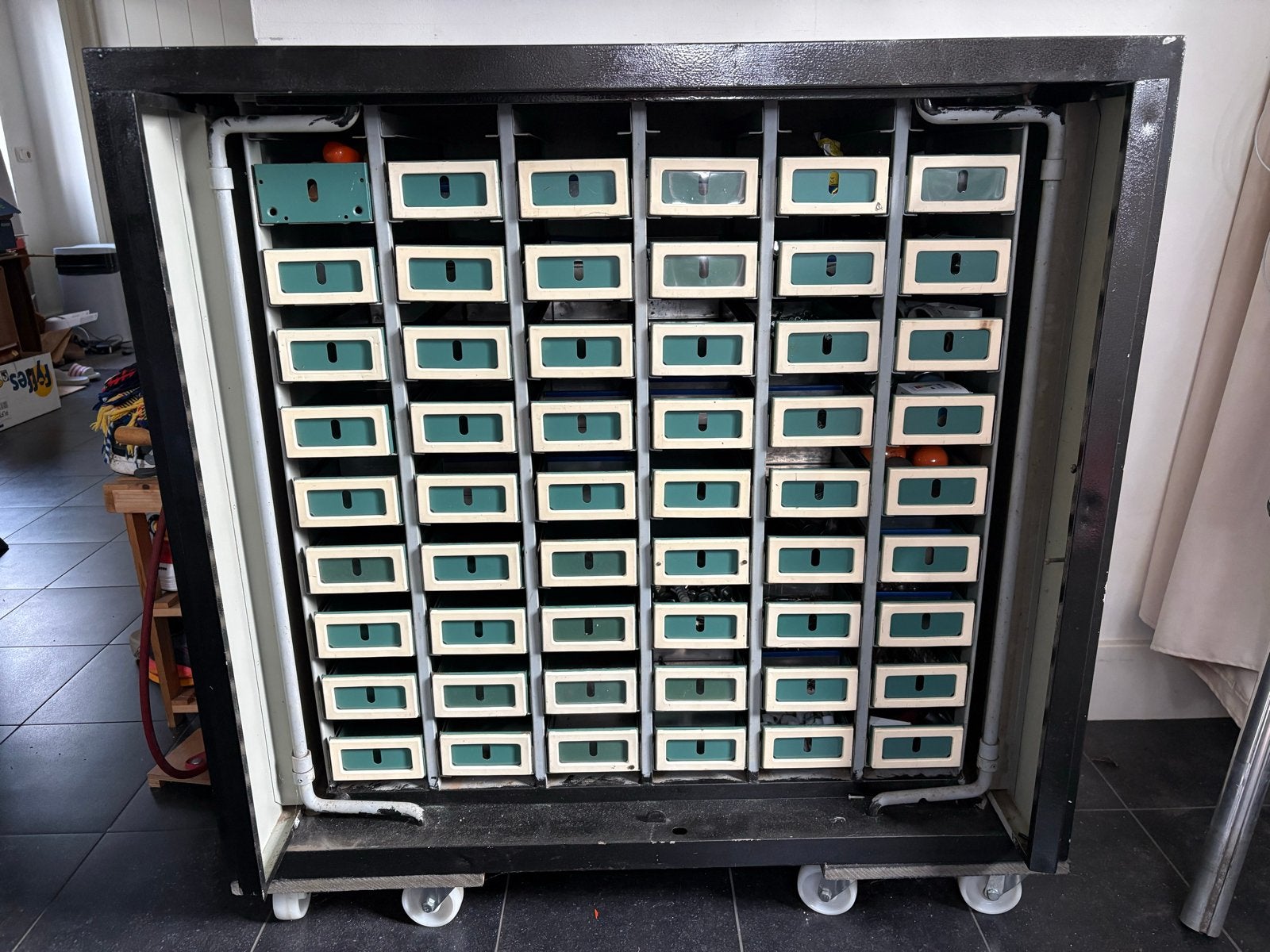 Vintage Archiefkast met 60 Laden - Industriële Stijl, Ophalen of Verzenden