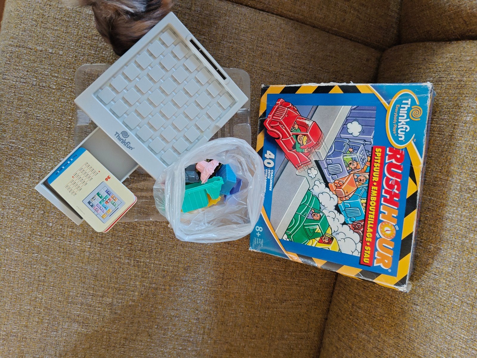 Rush Hour denkspel - Doos beschadigd, spel compleet, Een of twee spelers, Ophalen of Verzenden, Gebruikt, ThinkFun