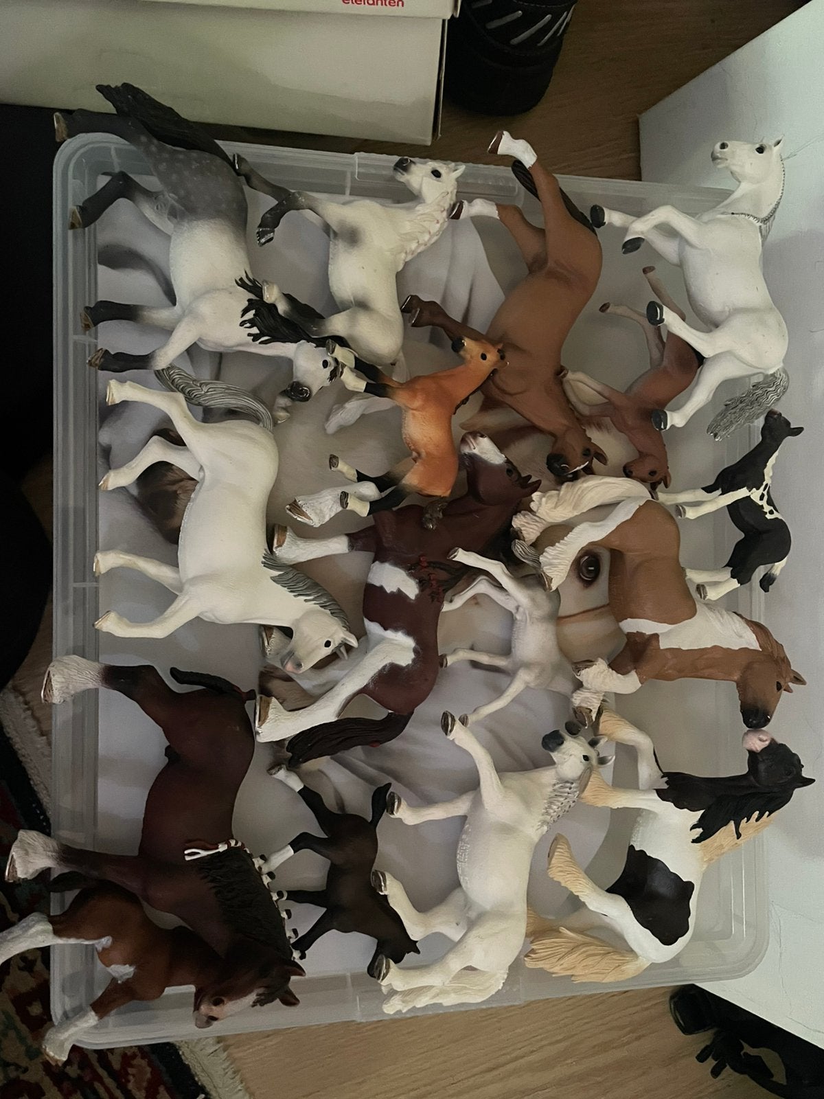 Lot Schleich paarden en accessoires, Ophalen of Verzenden, Zo goed als nieuw, Paard, Beeldje of Figuurtje