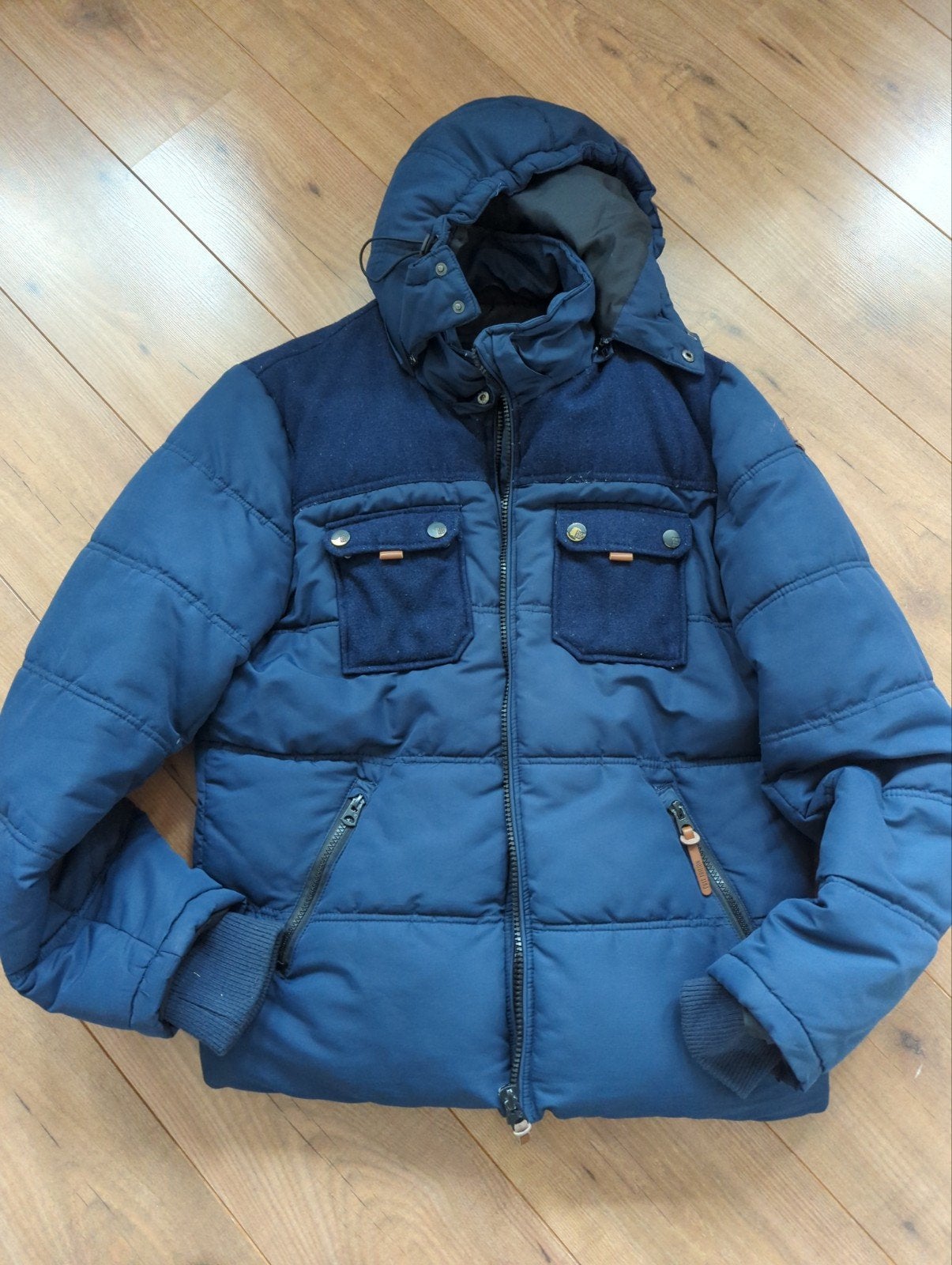 Heren winterjas - Cult edition ,Blauw - Maat xl, Cult Edition, Blauw, Maat 56/58 (XL), Ophalen of Verzenden