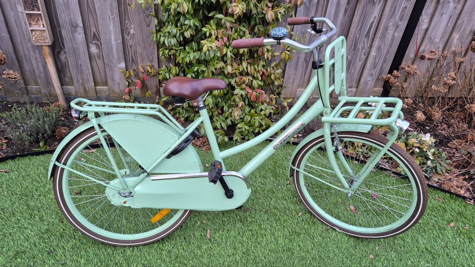Popal daily dutch meisjes fiets 24 inch pistache groen, Ophalen, Terugtraprem, Handrem, Popal Daily Dutch