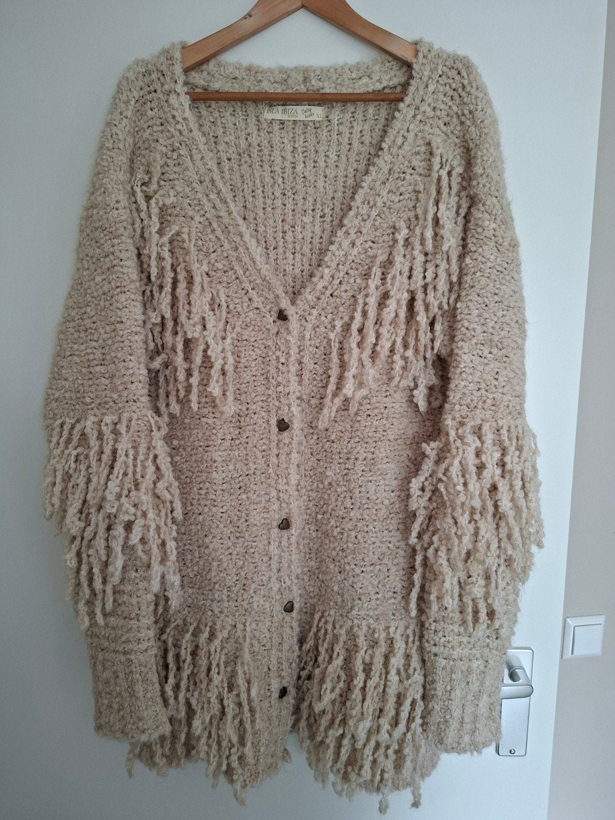 Isla Ibiza Boho Vest XL - Zo goed als nieuw, Beige, Maat 46/48 (XL) of groter, Ophalen of Verzenden, Zo goed als nieuw