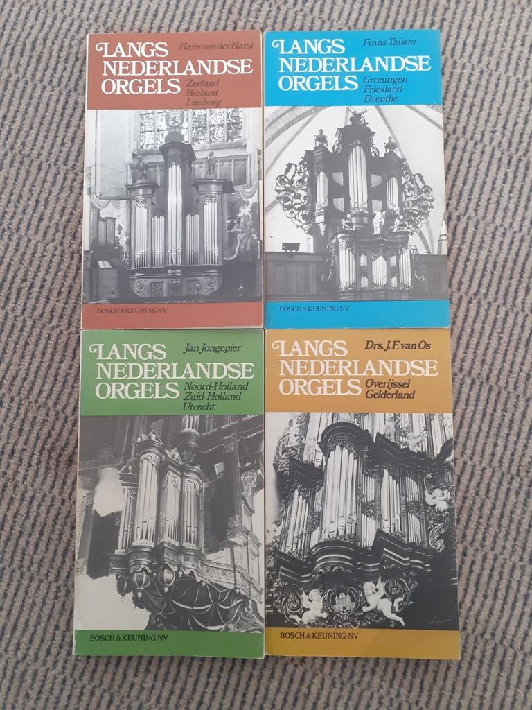Langs Nederlandse Orgels - Complete Set (4 delen), Ophalen of Verzenden, Gelezen, Van der Harst, talstra, Jan Jongepier, Drs. J.F. van Os