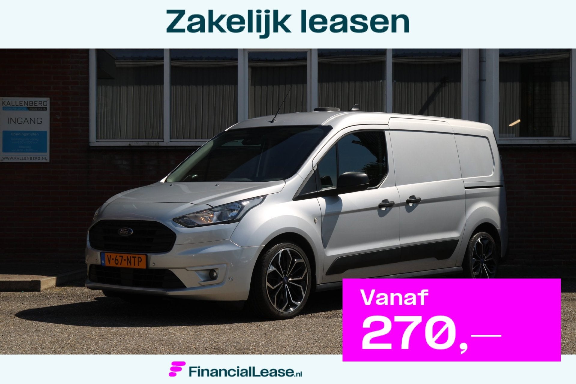 Ford TRANSIT CONNECT 1.5 EcoBlue L2 Trend 120 PK Automaat /, Stof, Gebruikt, 4 cilinders, Bedrijf