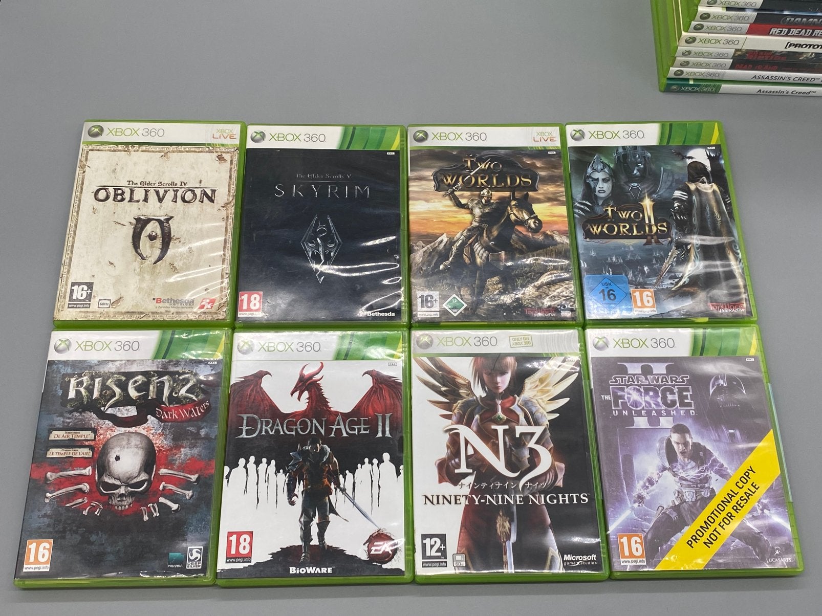 Xbox 360 - RPG & Action/Adventure Games Bundel, Vanaf 18 jaar, LucasArts, Bethesda, Microsoft Studios, 1 speler, Info@bethesda.com