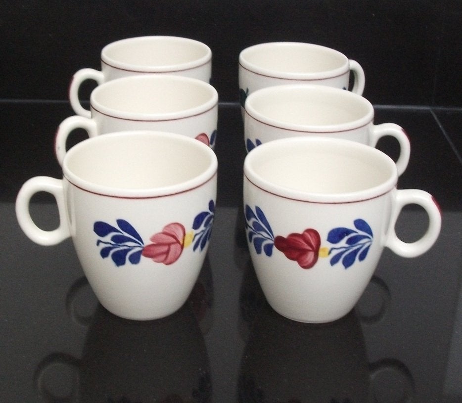boerenbont senseokopjes en tea fot one, Overige typen, Ophalen of Verzenden, Zo goed als nieuw, Royal Boch