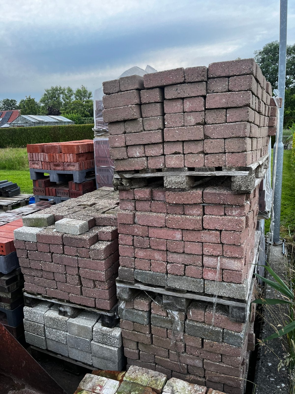 Grint klinkers, Ophalen, Gebruikt, Beton, Klinkers