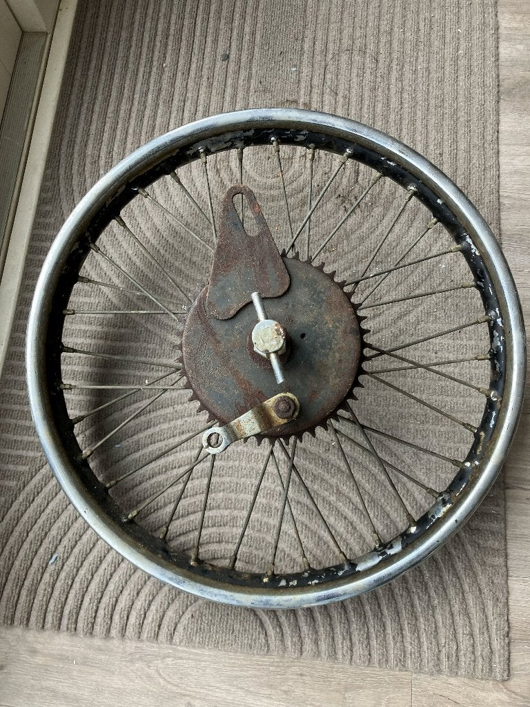 Oldtimer wiel, Motoren, Ophalen, Gebruikt