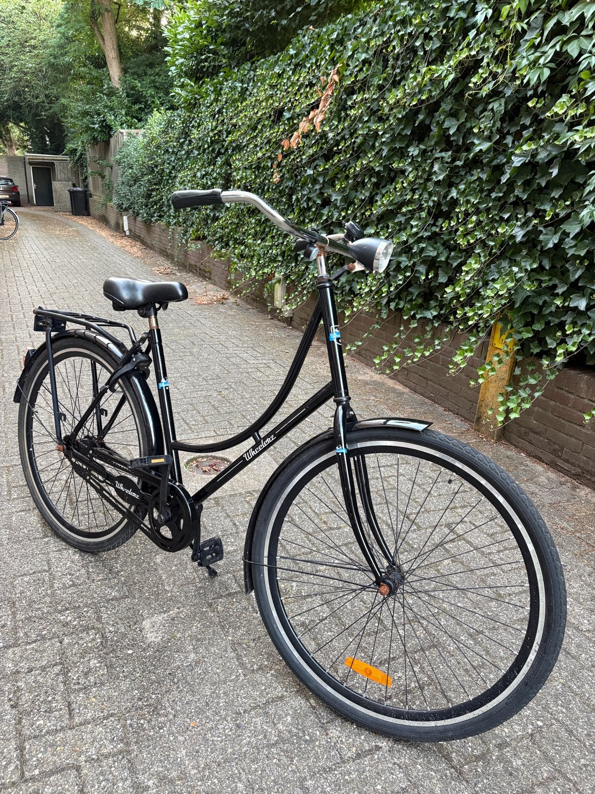 Zwarte Damesfiets - Wheelerez - Terugtraprem, Terugtraprem, Ophalen, Overige merken, 53 tot 56 cm