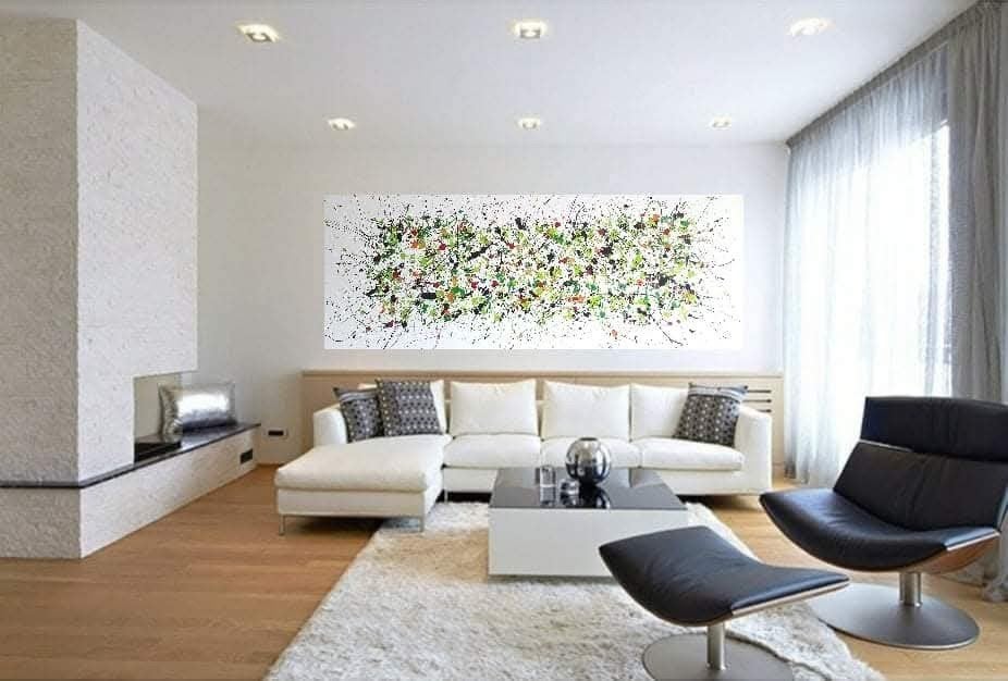 HAPPY LIFE, Antiek en Kunst, Kunst | Schilderijen | Abstract, Ophalen