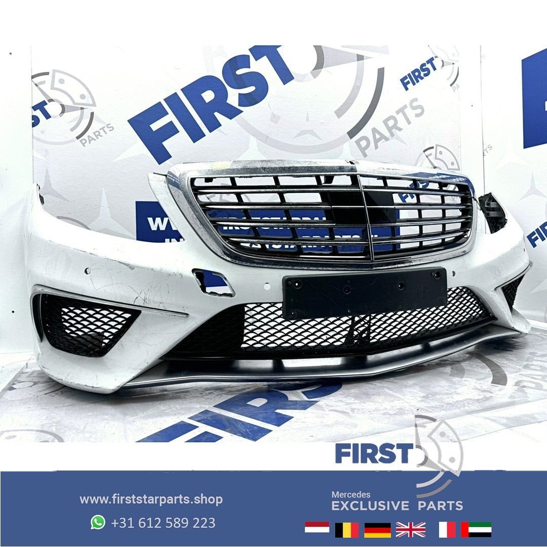 W222 S KLASSE FACELIFT S500 AMG VOORBUMPER COMPLEET originee, Auto-onderdelen, Gebruikt, -, Voor, Ophalen of Verzenden