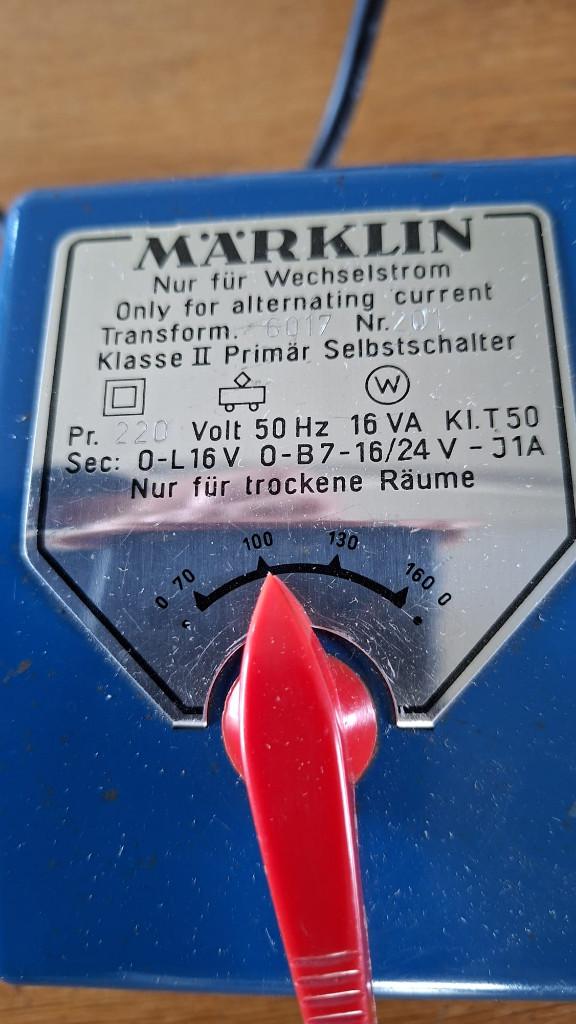 Treintjes tranformator 2 x Marklin, Ophalen of Verzenden, Gebruikt