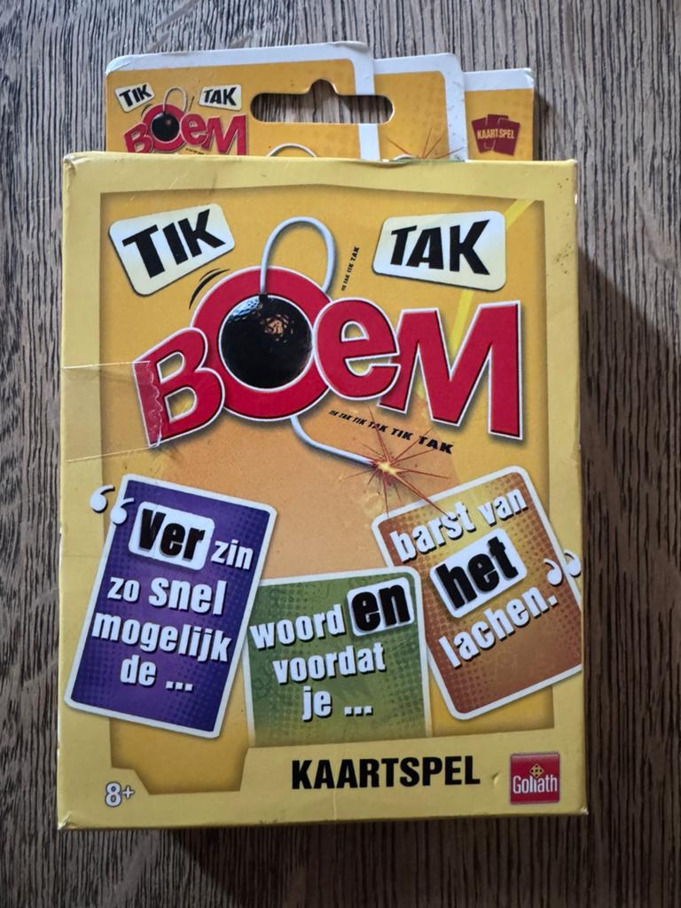 Tik Tak Boem kaartspel Goliath, Ophalen, Zo goed als nieuw