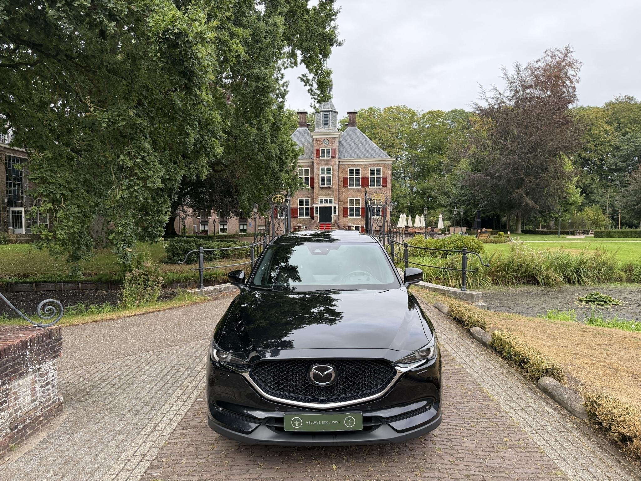 Mazda CX-5 2.5 SkyActiv-G 194 Luxury | Trekhaak | 360 | HUD, Gebruikt, 4 cilinders, 2000 kg, Zwart