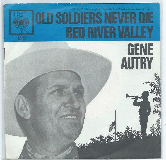 Gene Autry- Old Soldiers never die, Verzenden, 7 inch, Zo goed als nieuw, Pop