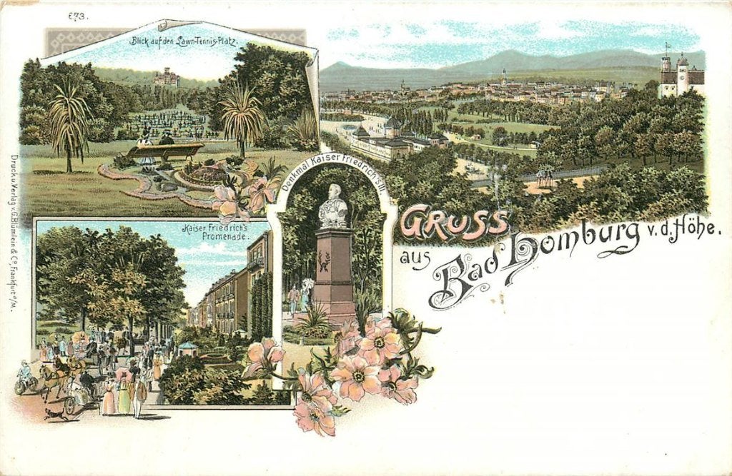 379-123-015 Bad Homburg  Litho, Verzenden, Voor 1920, Duitsland