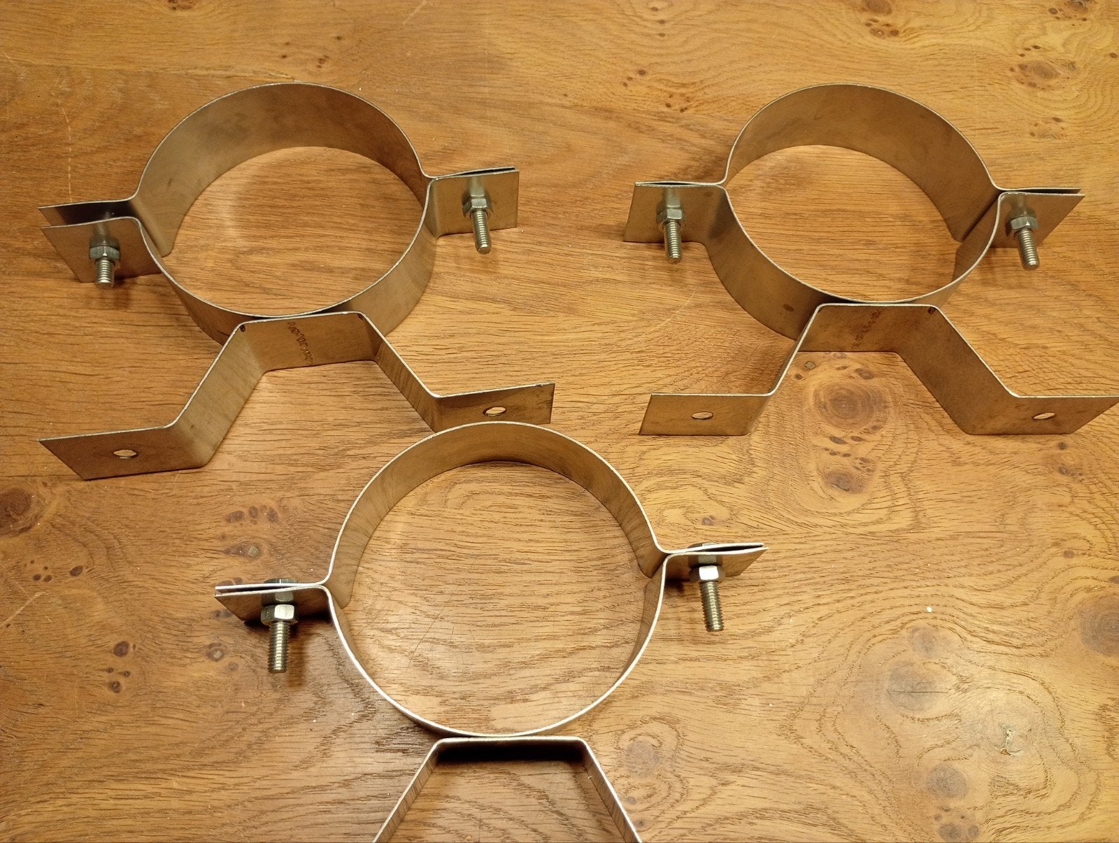 Nieuw RVS pijpbeugels - Set van 3 - 125mm, Dieren en Toebehoren, Ophalen of Verzenden, Nieuw, Overige typen