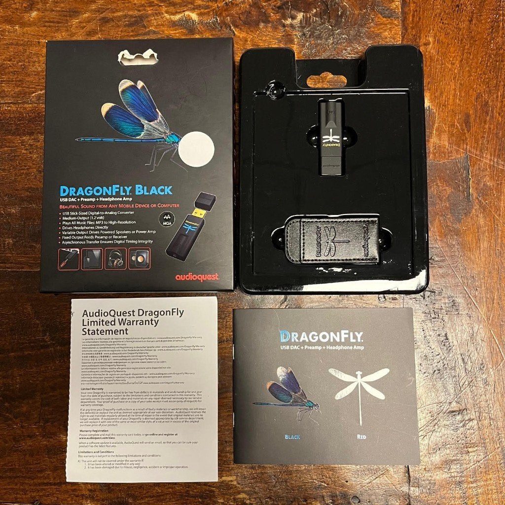 Audioquest Dragonfly black usb dac/koptelefoonamp opruiming, Audioquest, =, Ophalen of Verzenden, Nieuw