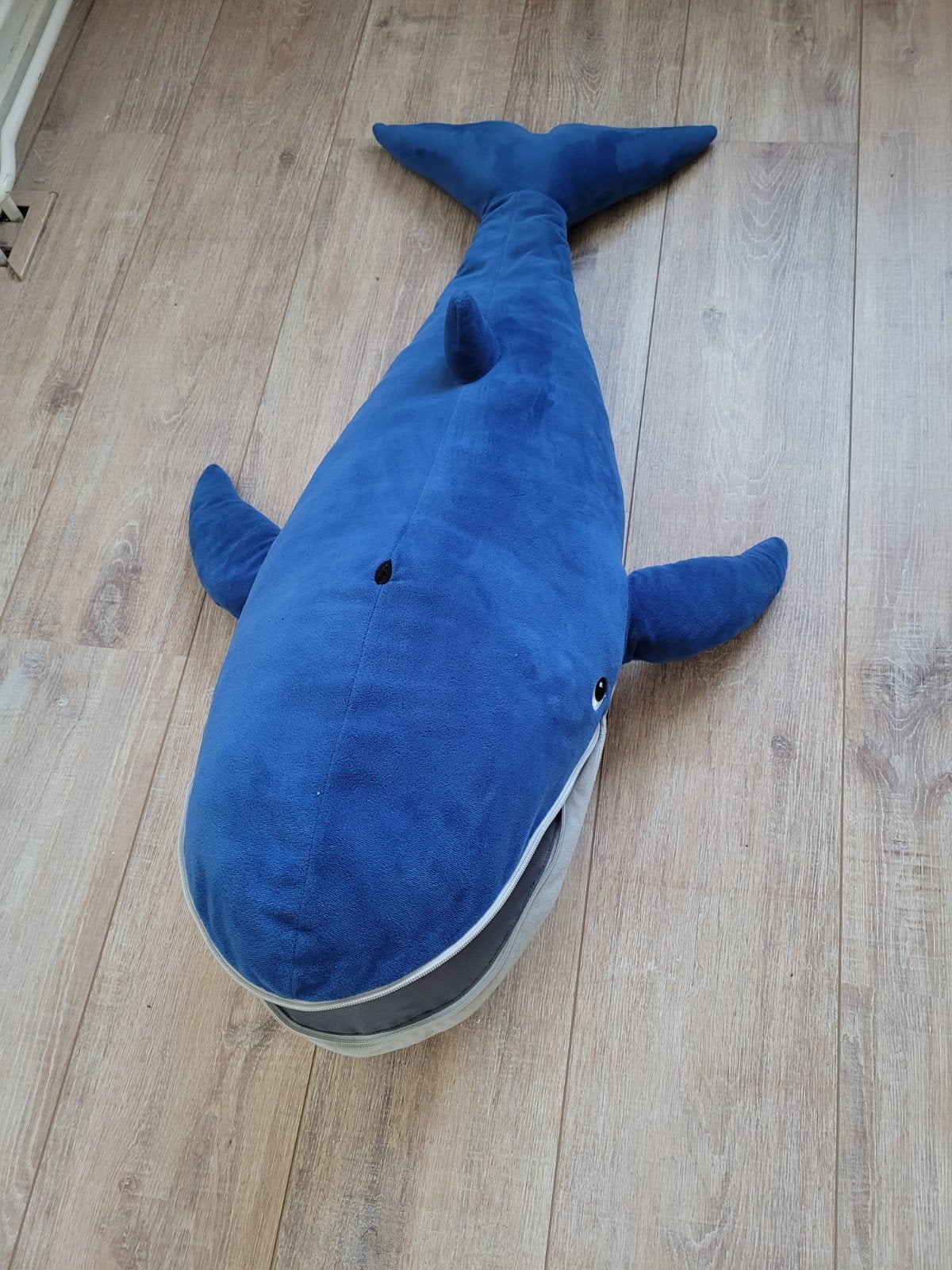 knuffel walvis ikea, Blauw, Ophalen, Gebruikt, Overige typen
