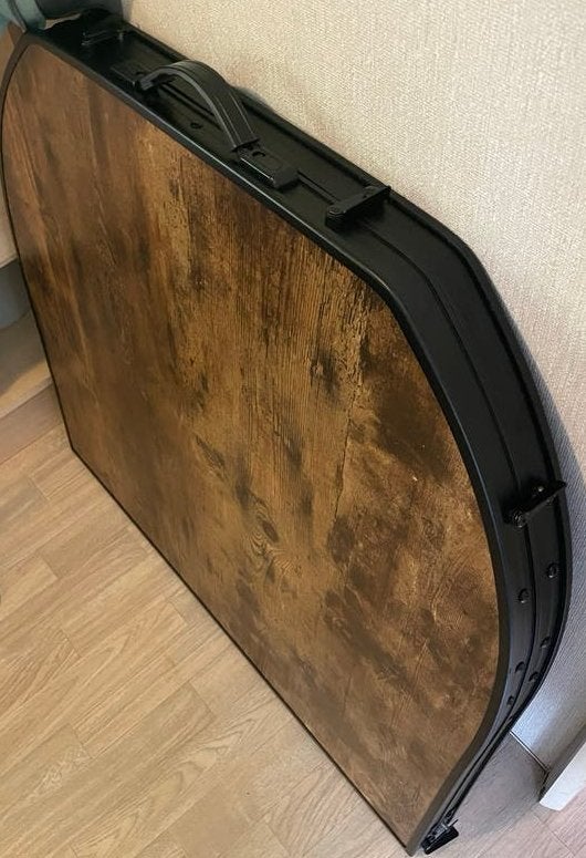 Opvouwbare Campingtafel - Houtlook, Ophalen, Gebruikt, Campingtafel