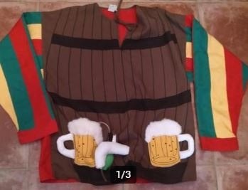 Bier Shirt met rietje mt XL / XXL, Ophalen of Verzenden, Nieuw, Maat 56/58 (XL), Kleding
