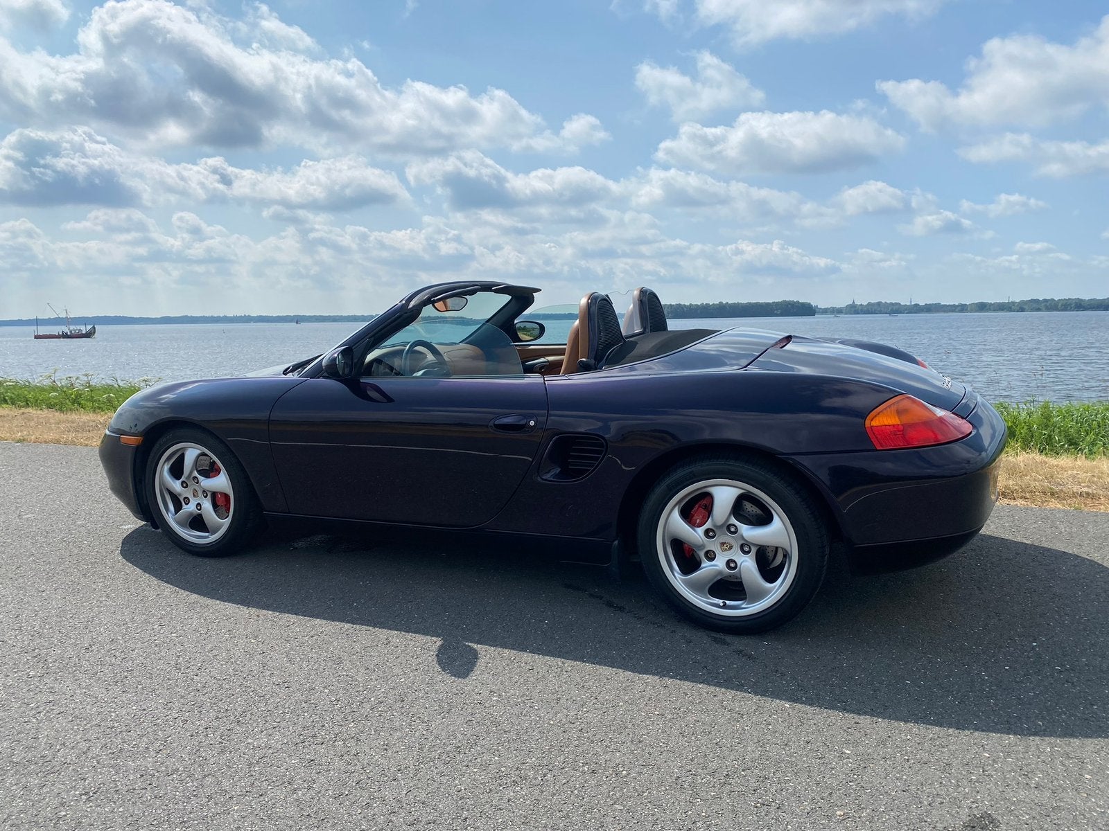 Porsche Boxster 3.2 S AUT 2000, Auto's, Achterwielaandrijving, Overige kleuren, Cabriolet, Origineel Nederlands