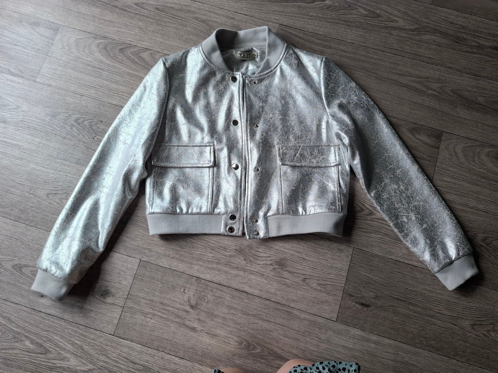nieuw zilver bomberjack maat M, Maat 38/40 (M), Nieuw, Ophalen of Verzenden, Softy